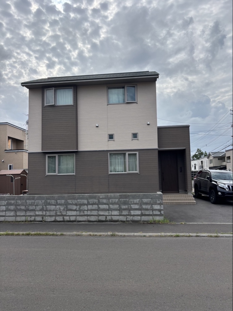 札幌市北区屯田 外壁屋根塗装 N様邸 施工前