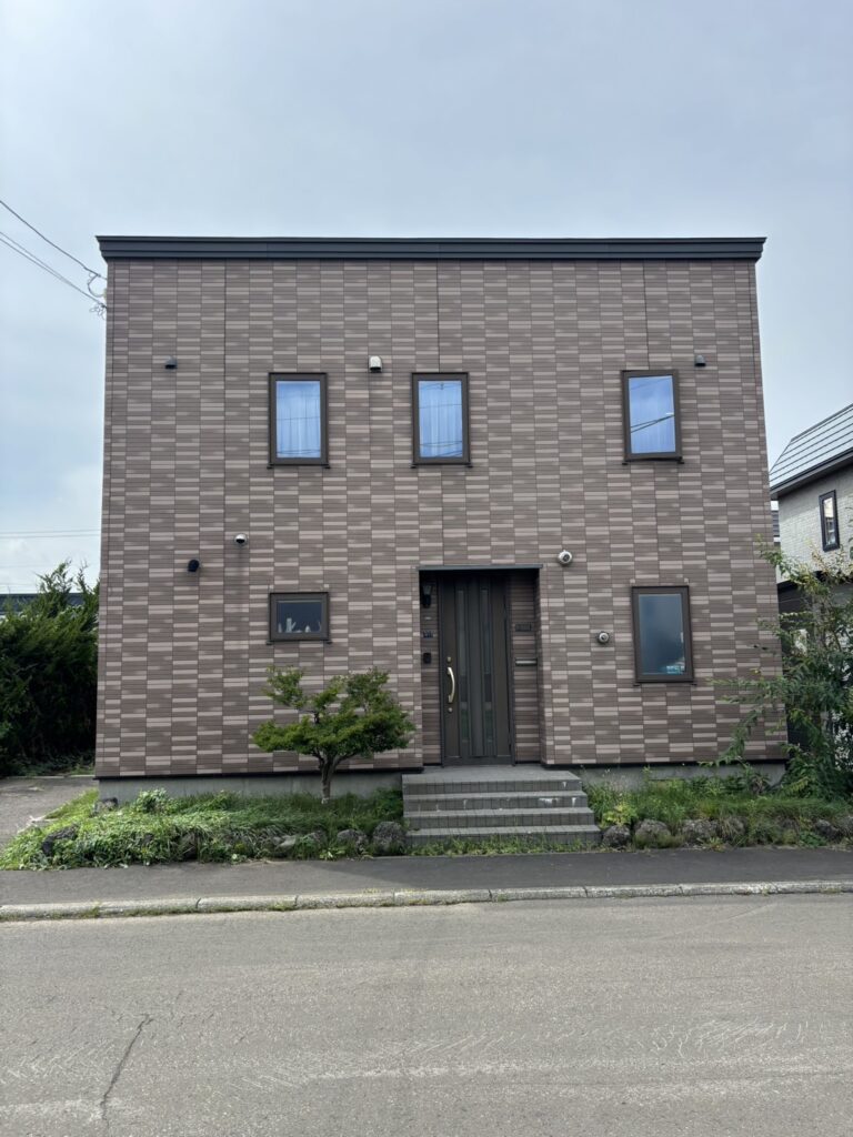 札幌市北区屯田 外壁屋根塗装 外壁屋根塗装H様邸 施工前