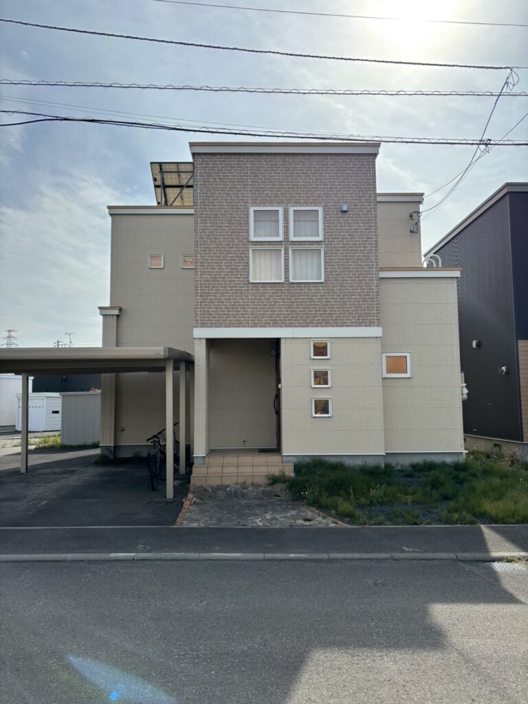 札幌市北区南あいの里 外壁屋根塗装 外壁屋根塗装O様邸 施工前